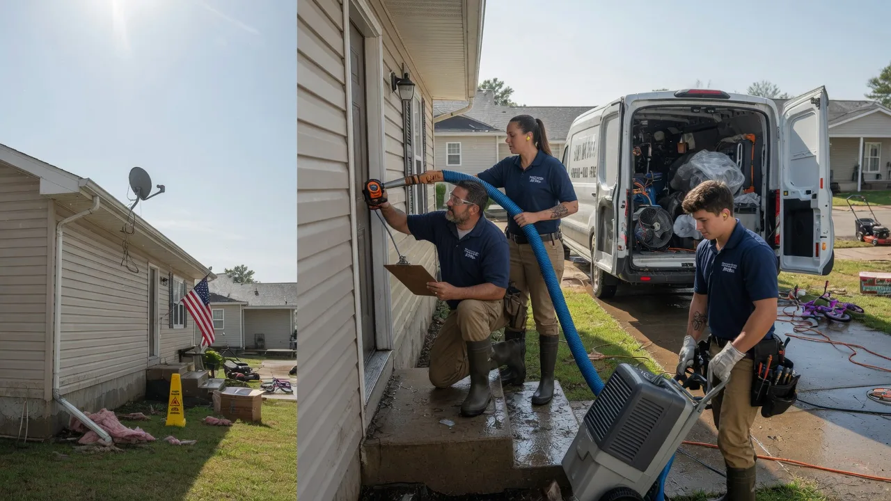 Ceiling Water Damage Restoration in Lavaca, AR near me
